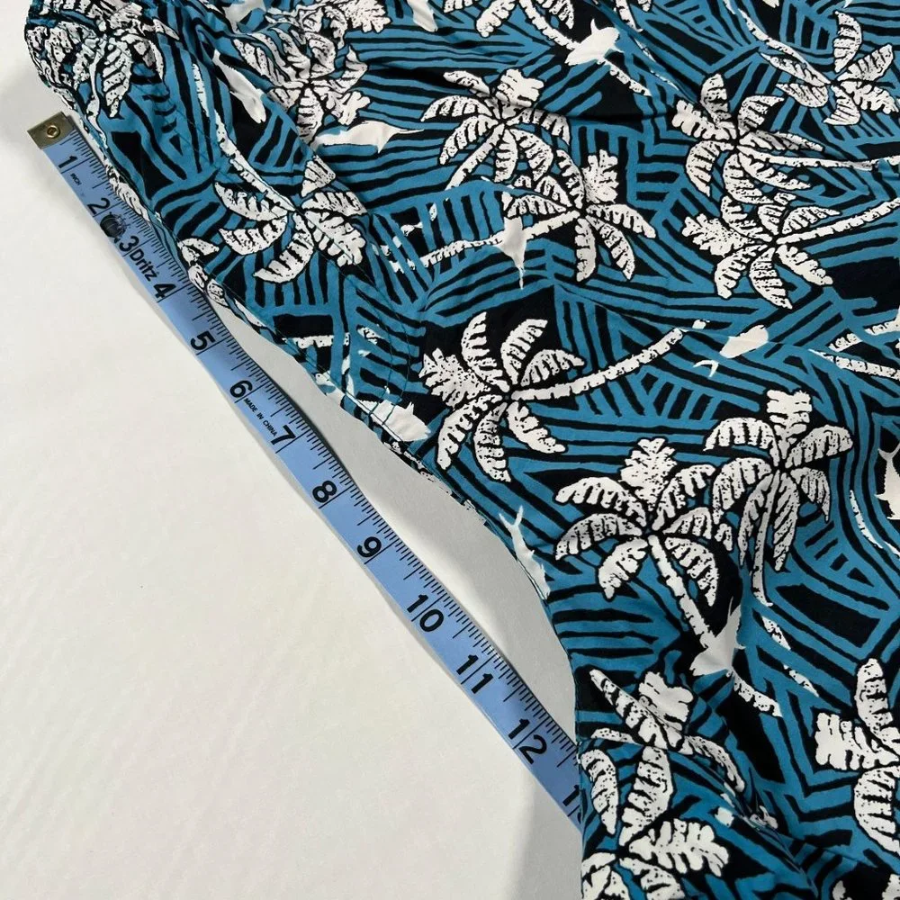Columbia PFG Mens XL Swim‎ Trunks Board Shorts Palm Tree Fish Tropical Print
